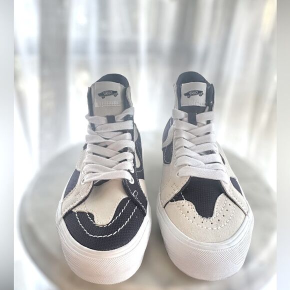 Vans Vault SK8-HI WP VR3 LX Navy Patchwork Size 6 Mens 7.5 Women - Picture 2 of 16